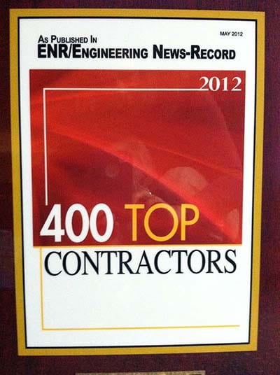 400 top contractors enr